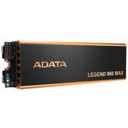 Твердотельный накопитель ADATA SSD LEGEND 960 MAX, 4000GB, M.2(22x80mm), NVMe 1.4, PCIe 4.0 x4, 3D NAND, R/W 7400/6800MB/s, IOPs 700 000/550 000, TBW 3120, DWPD 0.43, with BIG Heat Spreader (5 лет)