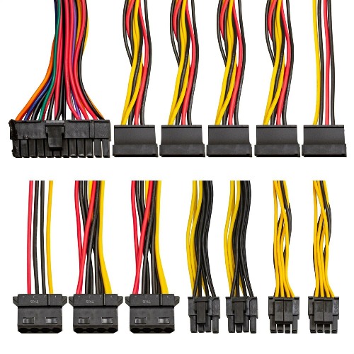 Блок питания 800W ExeGate UNS800 (ATX, 12cm fan, 24pin, 2x(4+4)pin, 2xPCI-E, 5xSATA, 3xIDE)