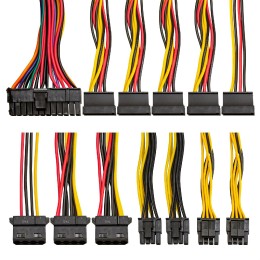 Блок питания 850W ExeGate 850NPXE (ATX, PPFC, 12cm fan, 24pin, 2x(4+4)pin, 2xPCI-E, 5xSATA, 3xIDE, black)