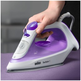 Утюг BRAUN TexStyle1 SI1080VI 2000Вт фиолетовый/белый