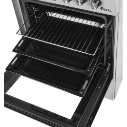 Комбинированная плита IDEAL L 155 ГК чуг. серый