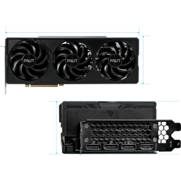 Видеокарта Palit GeForce RTX4080 JETSTREAM 16GB GDDR6X 256bit 3-DP HDMI (243468)