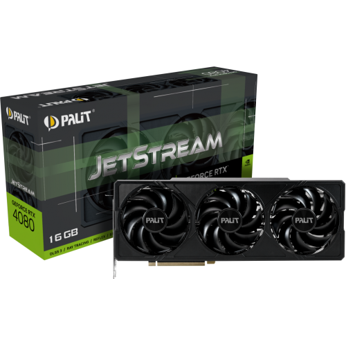 Видеокарта Palit GeForce RTX4080 JETSTREAM 16GB GDDR6X 256bit 3-DP HDMI (243468)