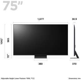 Телевизор LG 75" 75UR91006LA.ARUB