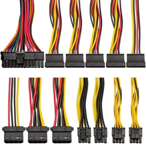 Блок питания 800W ExeGate 800NPX (ATX, 12cm fan, 24pin, 2x(4+4)pin, PCI-E, 3xSATA, 2xIDE, black)