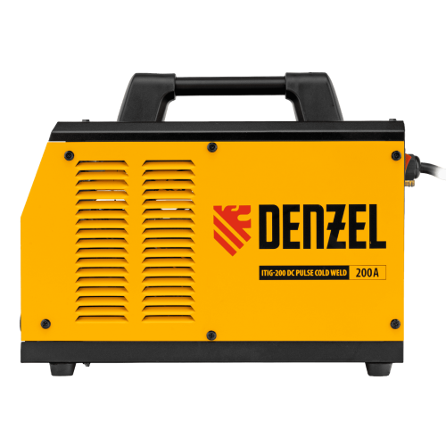 Аппарат инвертор. аргонодуговой сварки ITIG-200 DС Pulse Cold Weld, 200 А, ПВ 60%// Denzel