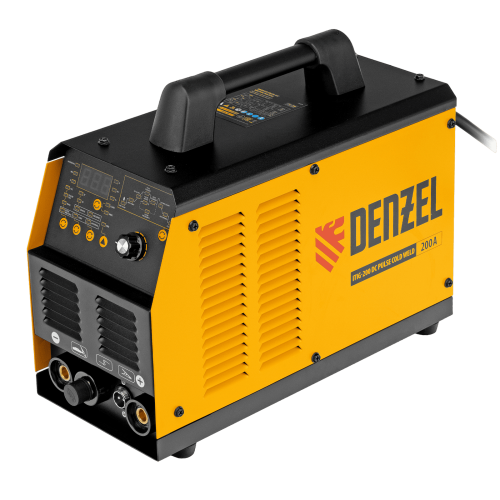 Аппарат инвертор. аргонодуговой сварки ITIG-200 DС Pulse Cold Weld, 200 А, ПВ 60%// Denzel