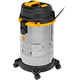 Пылесос строительный RVC30, 1400 Вт, бак 30 л, шланг 3 м, розетка с автосинхр.// Denzel