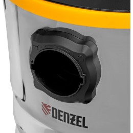 Пылесос строительный RVC30, 1400 Вт, бак 30 л, шланг 3 м, розетка с автосинхр.// Denzel