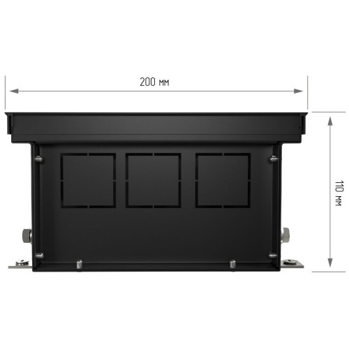 Конвектор внутрипольный Royal Thermo ATRIUM-110/200/2400-DG-U-NA