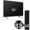 Телевизор QLED Hisense 75" 75A7GQ черный 4K Ultra HD 120Hz DVB-T DVB-T2 DVB-C DVB-S DVB-S2 WiFi Smart TV