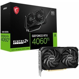 Видеокарта PCIE16 RTX4060TI 8GB 4060 TI VEN 2X BLACK 8G OC MSI