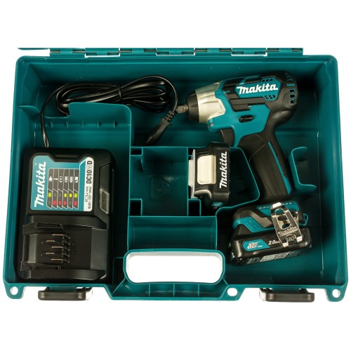 Гайковерт Makita TW160DWAE аккум. патрон:квад.3/8" (кейс в комплекте)
