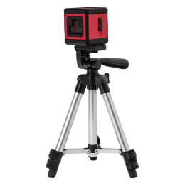 Лазерный уровень XQB RED Pro SET, 10 м, красный луч, батарейки, штатив// MTX