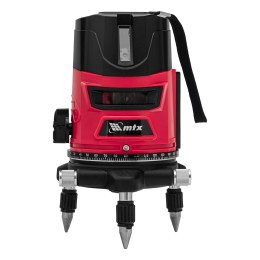 Лазерный уровень CRX-30R, 30 м, красный луч, батарейки, резьба 5/8"// MTX