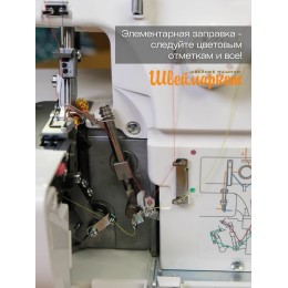 Оверлок JANOME HQ-090D белый