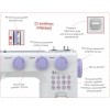 Швейная машина JANOME VS56S белый