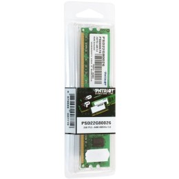 Модуль памяти Patriot Memory DIMM DDR2 2Gb 800MHz Patriot PSD22G80026 RTL PC2-6400 CL6  240-pin 1.8В