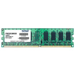 Модуль памяти Patriot Memory DIMM DDR2 2Gb 800MHz Patriot PSD22G80026 RTL PC2-6400 CL6  240-pin 1.8В