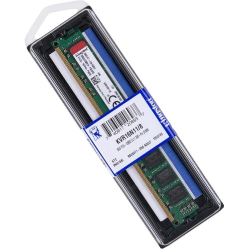 Модуль памяти Kingston DIMM DDR3 8Gb 1600MHz KVR16N11/8 RTL PC3-12800 CL11 240-pin 1.5В