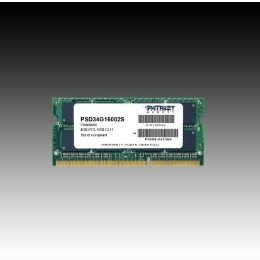 Модуль памяти Patriot SO-DIMM DDR3 4Gb 1600MHz  PSD34G16002S RTL PC3-12800 CL11  204-pin 1.5В