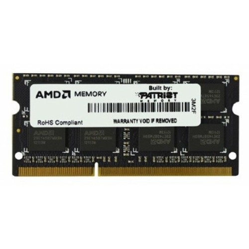 Модуль памяти AMD SO-DIMM DDR3 8Gb 1600MHz R538G1601S2S-UO OEM PC3-12800 CL11  204-pin 1.5В