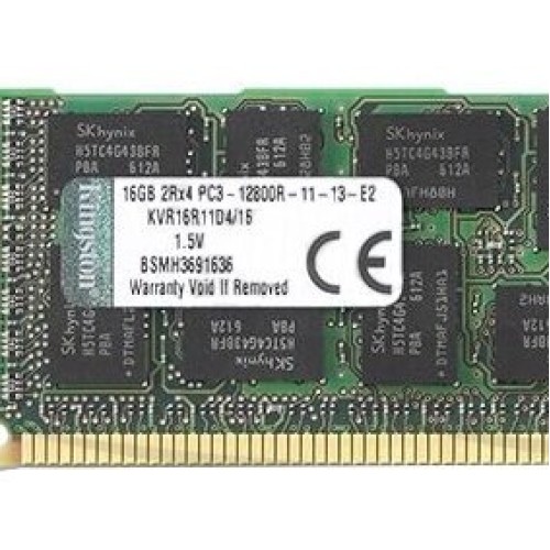 Оперативная память Kingston DDR3 KVR16R11D4/16 16Gb DIMM ECC Reg PC3-12800 CL11 1600MHz