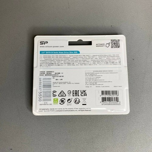 Накопитель SSD Silicon Power 240Gb SATA III SP240GBSS3S55S25 Slim S55 2.5"