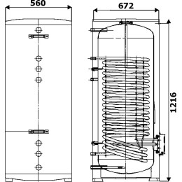 Водонагреватель THERMEX Champion ER 200V 6.0кВт 200л электрический настенный