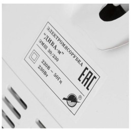 Мясорубка РОТОР Дива-М ЭМШ 30/230-4 1500Вт белый