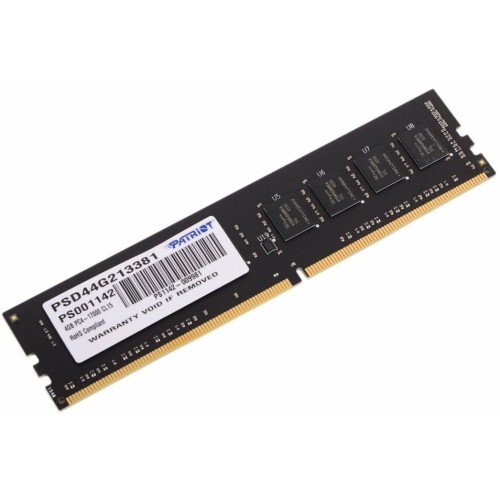 Модуль памяти Patriot DDR4 4Gb 2133MHz PSD44G213381 RTL PC4-17000 CL15 DIMM 288-pin 1.2В