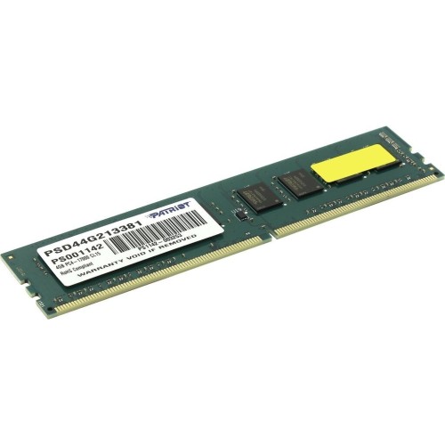 Модуль памяти Patriot DDR4 4Gb 2133MHz PSD44G213381 RTL PC4-17000 CL15 DIMM 288-pin 1.2В