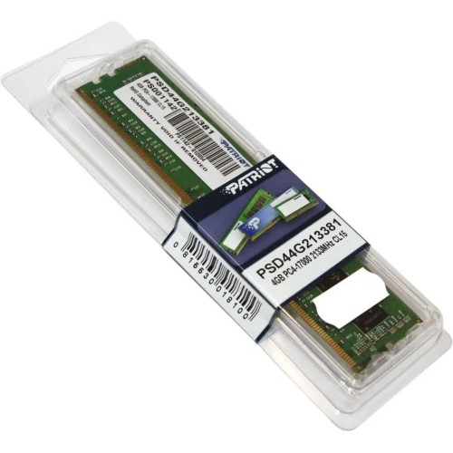 Модуль памяти Patriot DDR4 4Gb 2133MHz PSD44G213381 RTL PC4-17000 CL15 DIMM 288-pin 1.2В