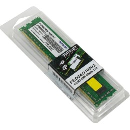Модуль памяти Patriot DIMM DDR3 4GB (PC3-12800) 1600MHz PSD34G16002