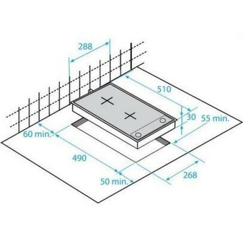 Газовая варочная поверхность BEKO HDCG 32220 FX нержавеющая сталь