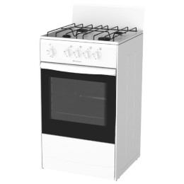 Газовая плита DARINA S 4 GM 441 101 W Газовая плита, 4 конф., объем духовки - 50 литров, газ-контрол