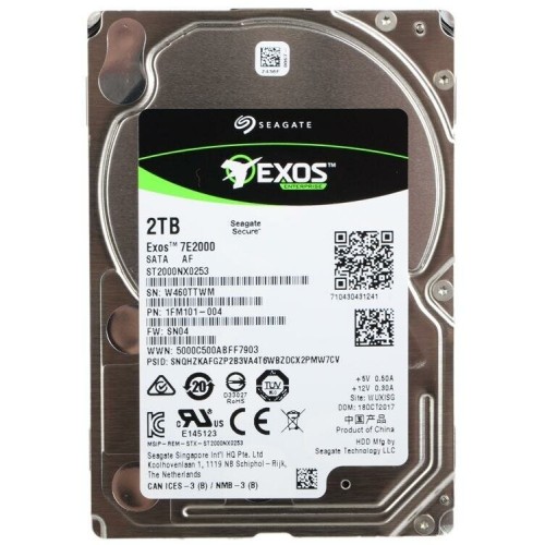 Жесткий диск SEAGATE Original SAS 3.0 2Tb ST2000NX0273 Enterprise Capacity (7200rpm) 128Mb 2.5"