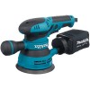 Шлифовальная машина Makita BO5041 ЭШМ,{300Вт,ф125мм,4000-12000об\м,ампл-2.8мм,1.4кг,кор,п\сборник,доп.рукоятка}