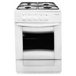 Газовая плита ЛЫСЬВА ГП 400 М2С-2у белая, б/крышк г/пл