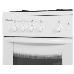 Газовая плита ЛЫСЬВА ГП 400 М2С-2у белая, б/крышк г/пл