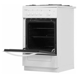 Газовая плита ЛЫСЬВА ГП 400 М2С-2у белая, б/крышк г/пл