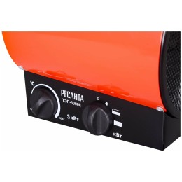 Тепловая пушка электрическая Ресанта ТЭП-3000К 3000Вт красный