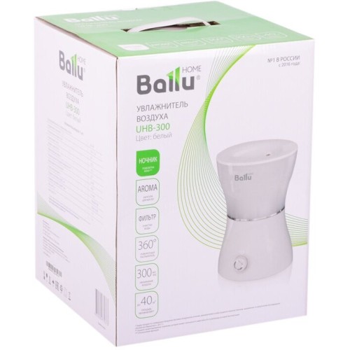 Увлажнитель воздуха BALLU UHB-300 28Вт (ультразвуковой) белый