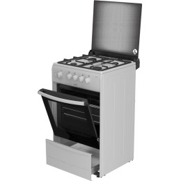 Газовая плита DARINA 1B1 GM441 018 W белый/черный
