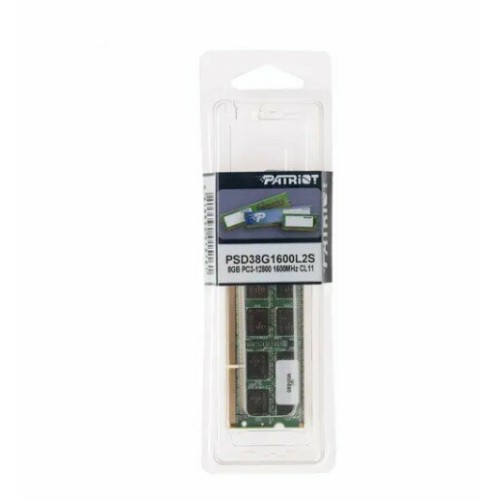 Память Patriot 8GB DDR3 1600MHz  SO-DIMM  (PC3-12800) PSD38G1600L2S
