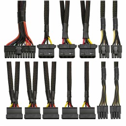 Блок питания 450W Exegate 450NPX, ATX, black, 12cm fan, 24+4pin, 6/8pin PCI-E, 3*SATA, 2*IDE, 1*FDD