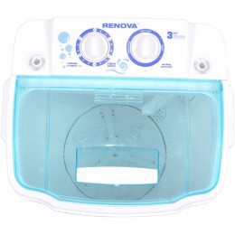 Стиральная машина RENOVA WS-30ЕT (белый, 3 кг,1350 об/мин, управление механическое, вертикальная заг