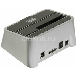 Док-станция для HDD AgeStar 3CBT2 SATA II пластик серебристый 1