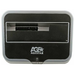 Док-станция для HDD AgeStar 3CBT2 SATA II пластик серебристый 1