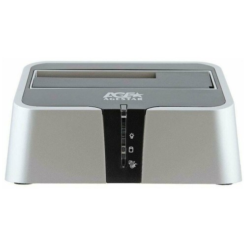 Док-станция для HDD AgeStar 3CBT2 SATA II пластик серебристый 1